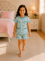 Girls Short Sleeve+Short pants 3-4Y (6A)
