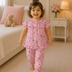 Girls Short Sleeve+Long pants 1-2Y (27A)