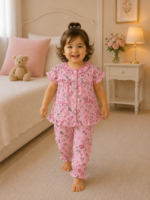 Girls Short Sleeve+Long pants 1-2Y (27A)