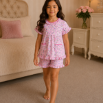 Girls Short Sleeve+Short pants 4-6Y (4A)