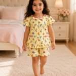 Girls Short Sleeve+Short pants 3-4Y (13A)