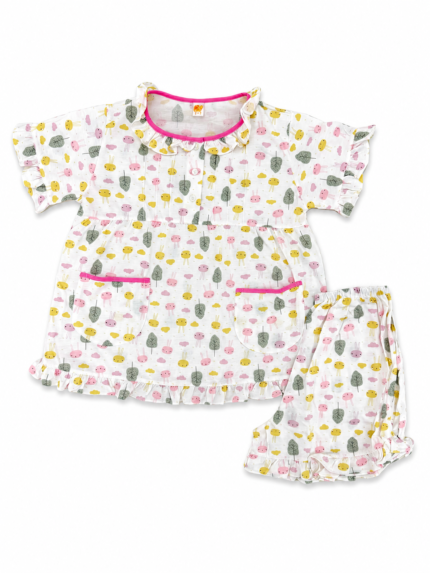 Girls Short Sleeve+Short pants 7-9Y (10A) | MUZELLE