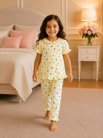 Girls Short Sleeve+Long pants 3-4Y (19A) | MUZELLE