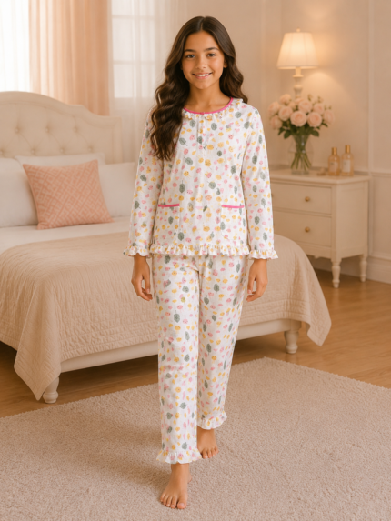 Girls Long Sleeve+Long pants 10-12Y (4A) | MUZELLE