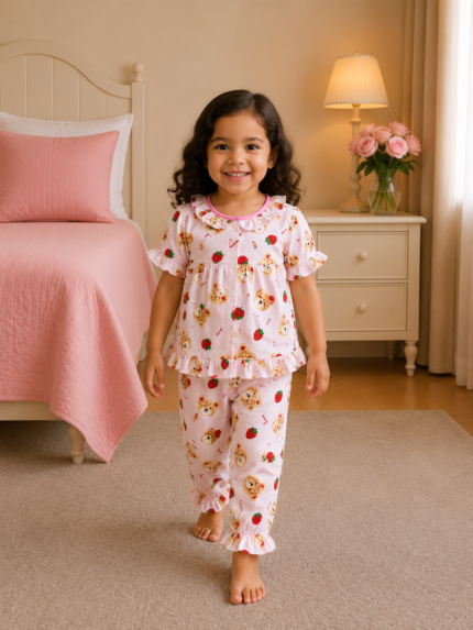 Girls Short Sleeve+Long pants 2-3Y (33A) | MUZELLE