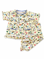 Girls Short Sleeve+Long pants 3-4Y (18A) - Image 2