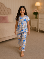 Girls Short Sleeve+Long pants 4-6Y (10A)