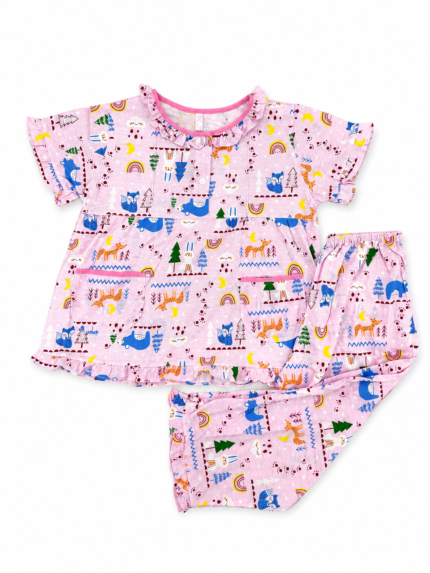 Girls Short Sleeve+Long pants 4-6Y (39A) | MUZELLE