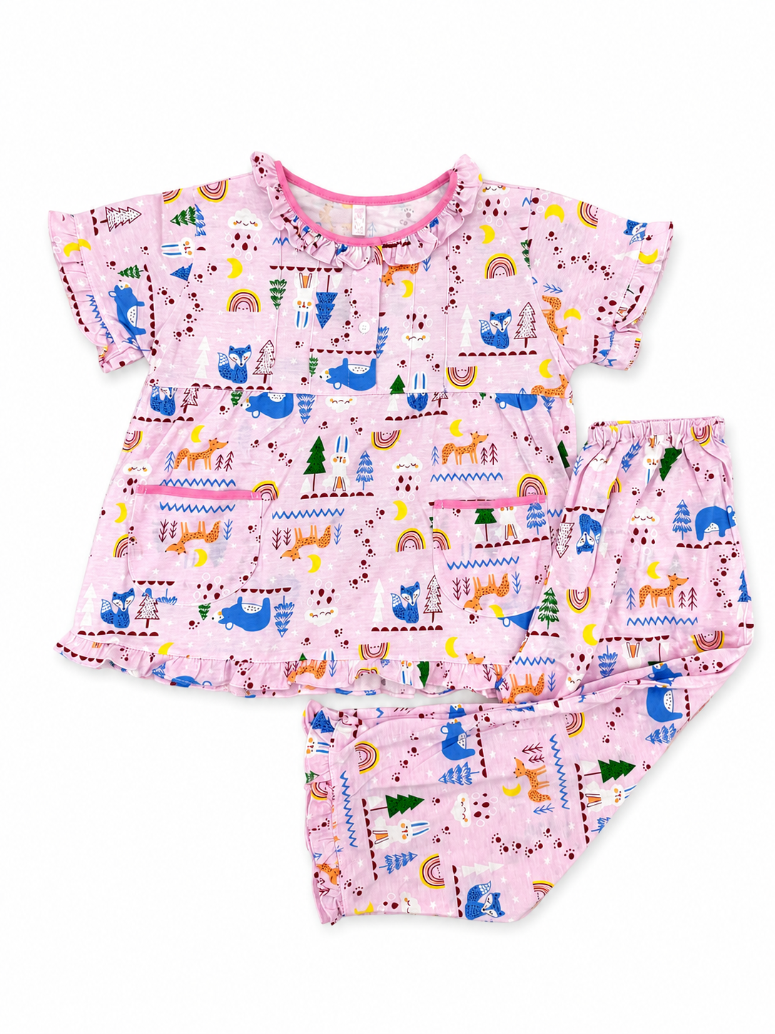 Girls Short Sleeve+Long pants 4-6Y (39A) | MUZELLE