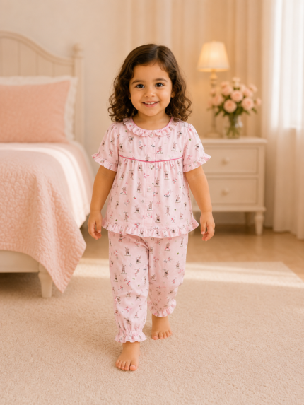Girls Short Sleeve+Long pants 2-3Y (6A) | MUZELLE