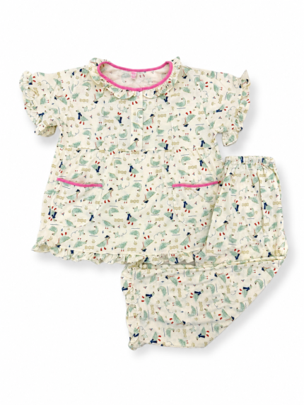 Girls Short Sleeve+Long pants 4-6Y (16A) | MUZELLE