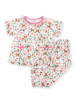 Girls Short Sleeve+Long pants 4-6Y (17A) - Image 2