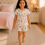 Girls Short Sleeve+Short pants 3-4Y (4A)