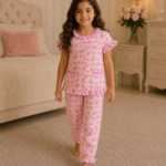 Girls Short Sleeve+Long pants 4-6Y (33A)
