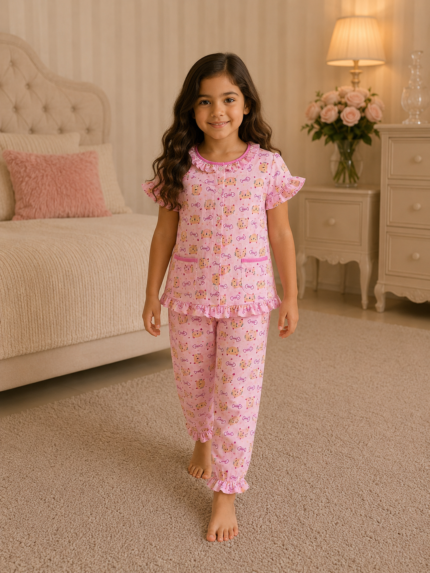 Girls Short Sleeve+Long pants 4-6Y (33A) | MUZELLE