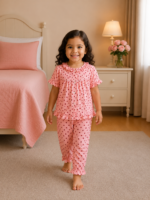 Girls Short Sleeve+Long pants 2-3Y (22A)