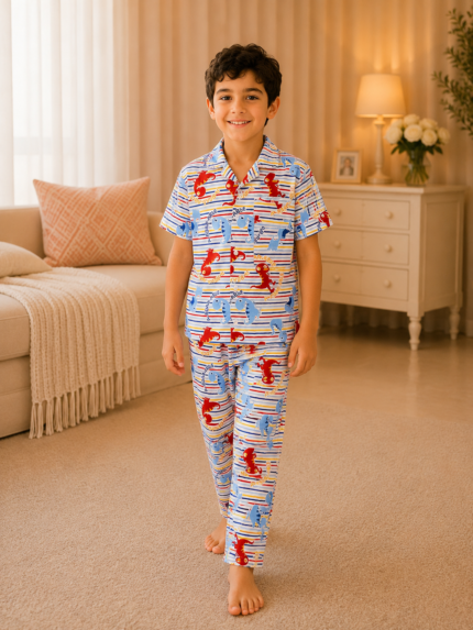 Boys Short Sleeve+long pants 7-9 (3A)