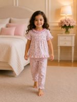 Girls Short Sleeve+Long pants 3-4Y (33A)