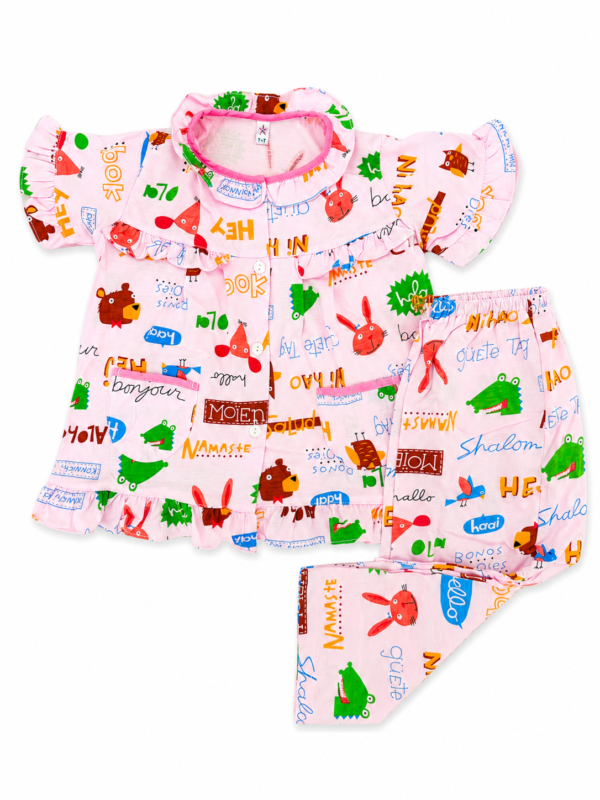 Girls Short Sleeve+Long pants 1-2Y (13A) | MUZELLE
