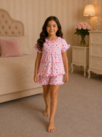 Girls Short Sleeve+Short pants 4-6Y (18A)