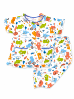 ⁦Girls Short Sleeve+Long pants 4-6Y (44A)⁩ - الصورة ⁦2⁩