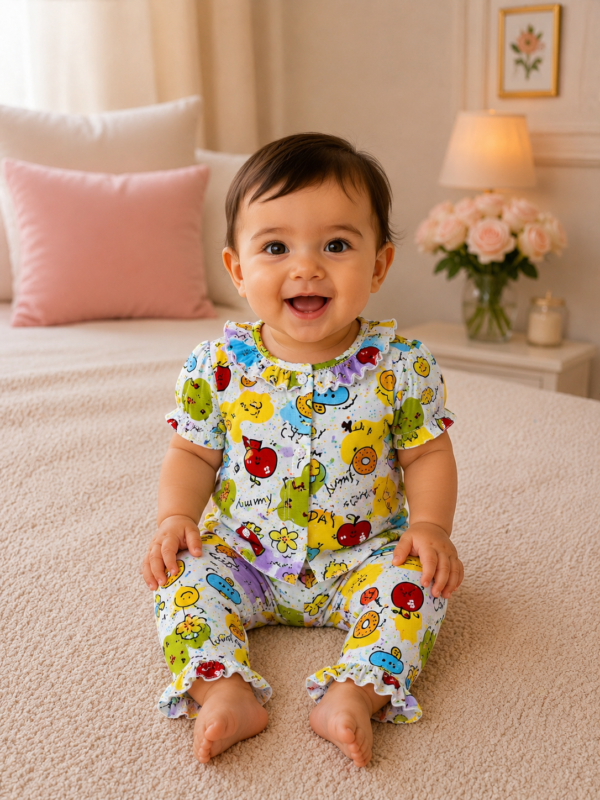 Girls Short Sleeve+long pants 6-12M(3A) | MUZELLE