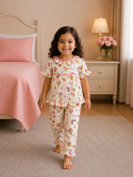 Girls Short Sleeve+Long pants 2-3Y (30A) | MUZELLE