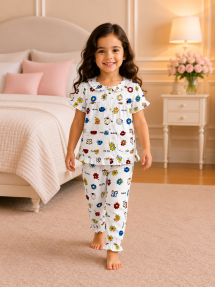 Girls Short Sleeve+Long pants 3-4Y (9A) | MUZELLE
