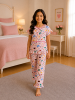 Girls Short Sleeve+Long pants 7-9Y (2A)