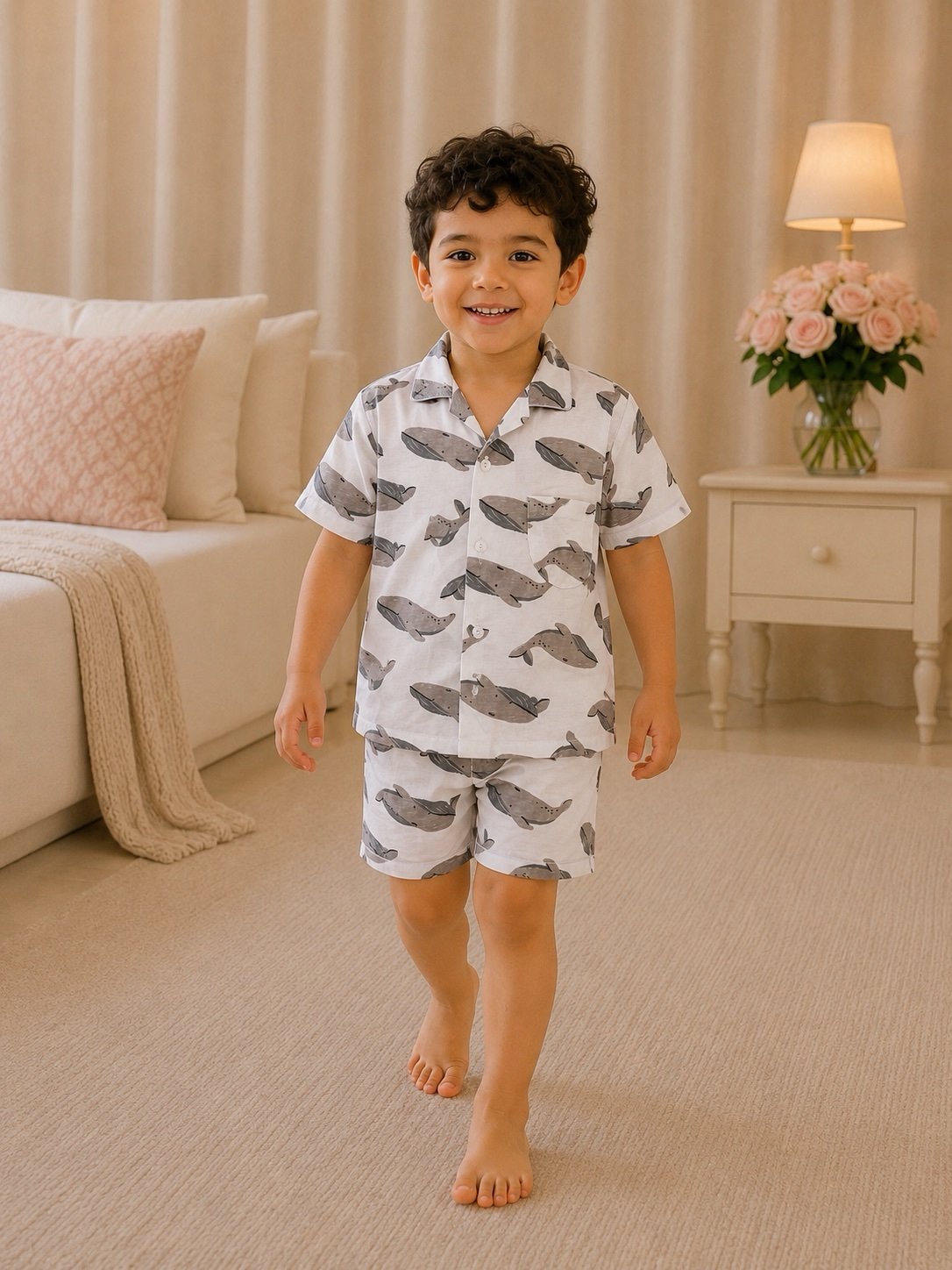 fd11cbdc-f19f-41ce-831e-24a142e68a28 Boys Short sleeve+Short pants 3-4Y (10A) - Image 1