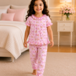 Girls Short Sleeve+Long pants 3-4Y (22A)
