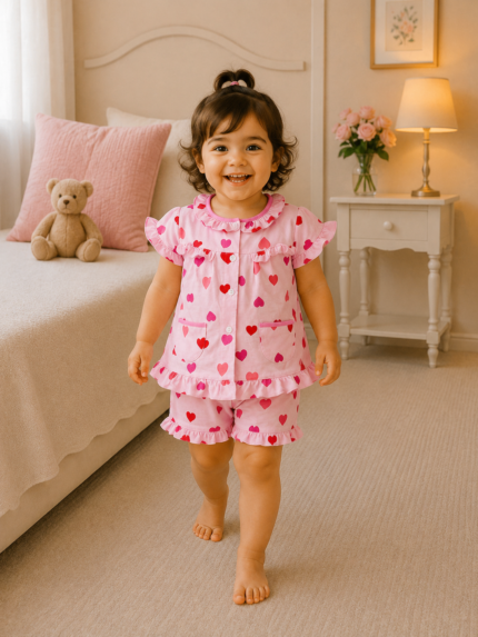 Girls Short Sleeve+Short pants 1-2Y (5A) | MUZELLE